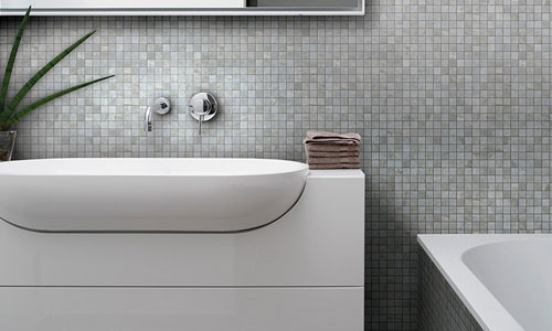  Gạch lát sàn GCT03 Mosaic Seed Grey