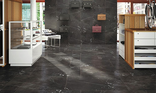  Gạch lát nền trơn I'pietra GIP07 Riviera Black