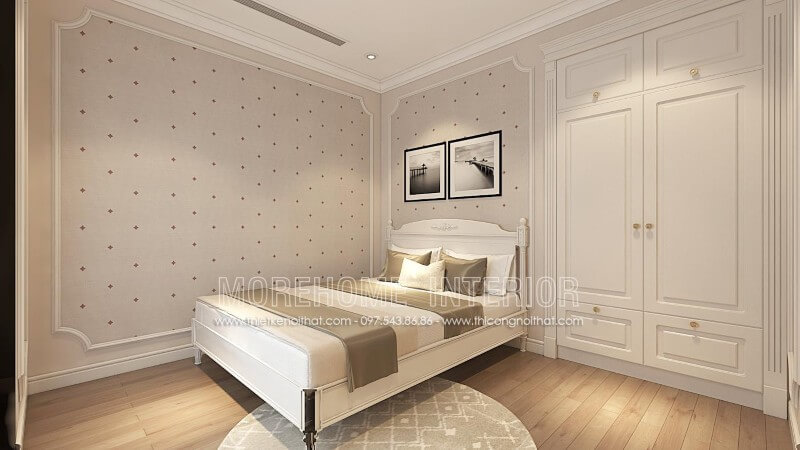 Giường ngủ chung cư gỗ tự nhiên Giường ngủ chung cư gỗ tự nhiên