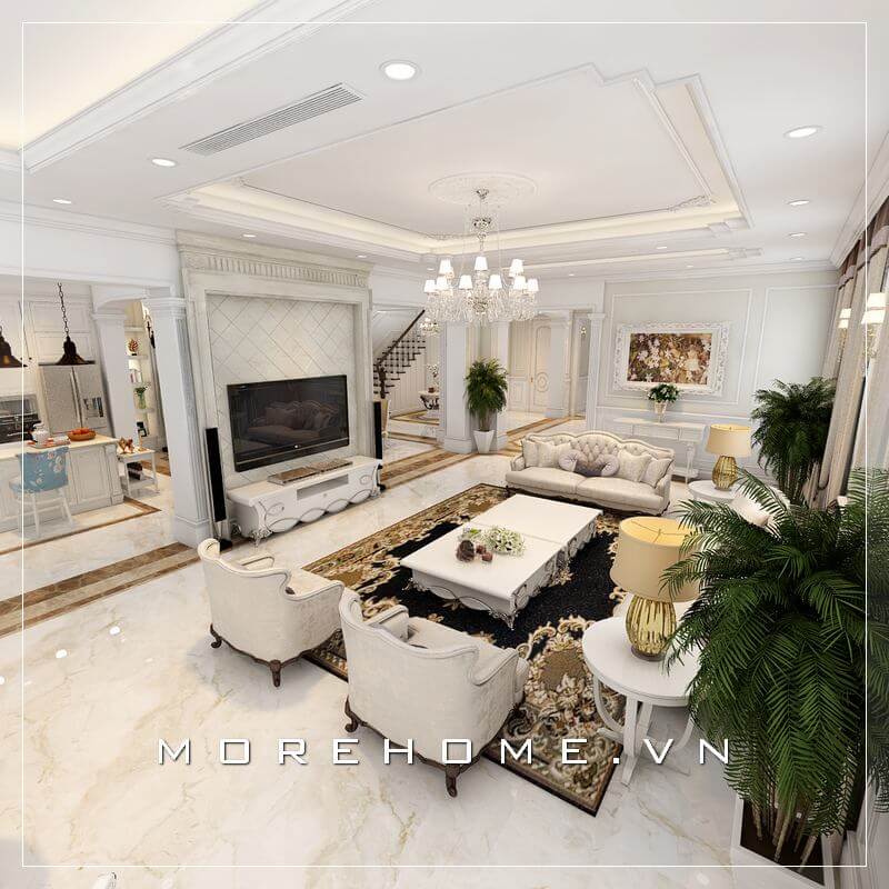 Sofa biệt thự tân cổ điển Sofa biệt thự tân cổ điển