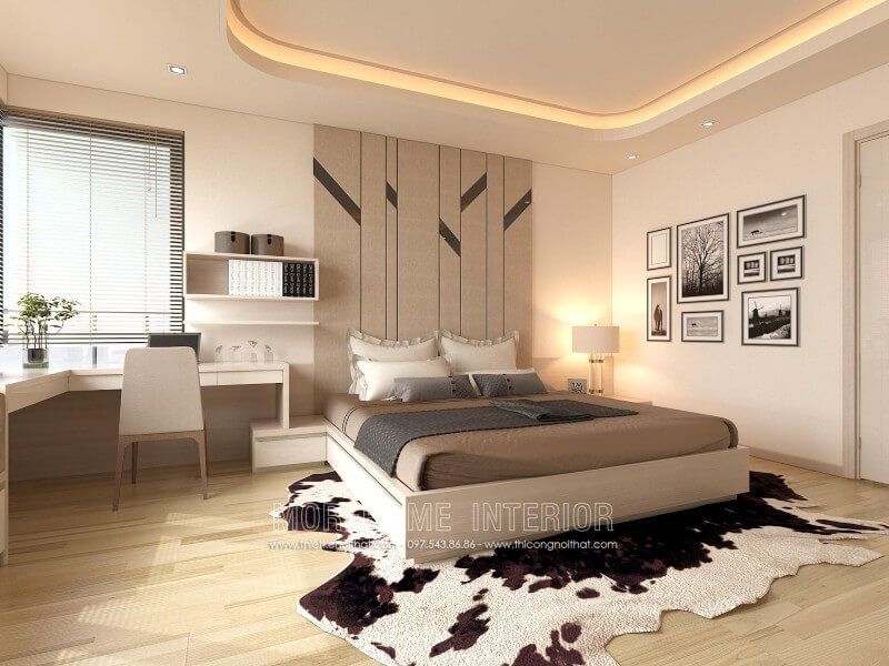 Giường ngủ gỗ công nghiệp Giường ngủ gỗ công nghiệp