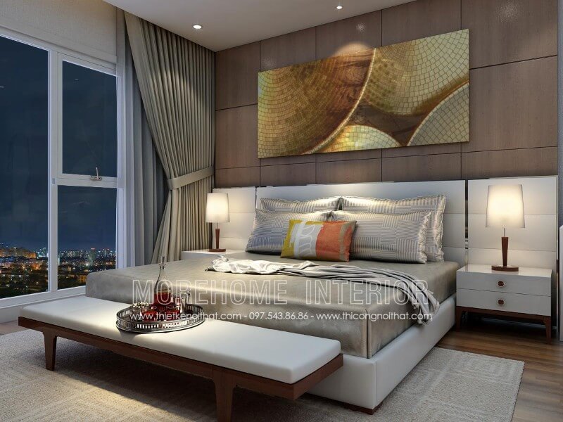 Giường ngủ chung cư hiện đại Giường ngủ chung cư hiện đại
