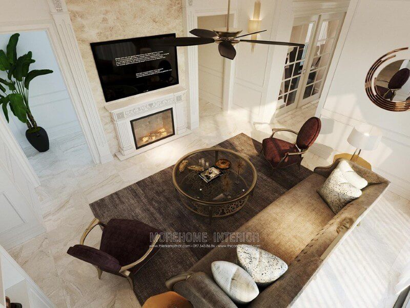 Nội thất sofa phòng khách đẹp dành cho nhà chung cư