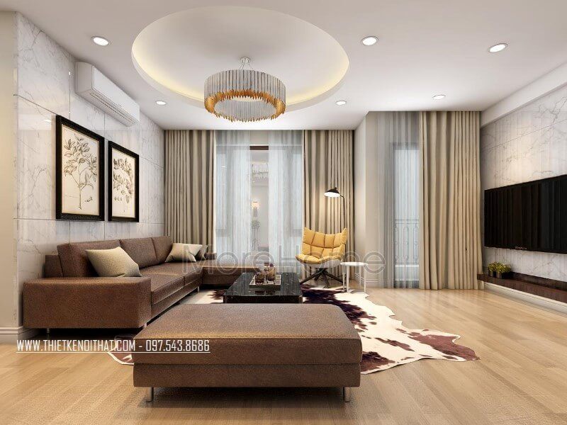 Bộ sofa đẹp được thiết kế gọn gàng, không đi sâu vào các chi tiết nhỏ hay trạm khắc tinh tế giúp không gian tiếp khách trở nên hài hòa, không tạo cảm giác rườm rà, khó chịu