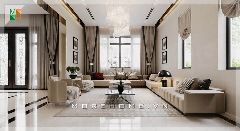 Gợi ý mẫu thiết kế phòng khách chung cư cao cấp, nhà phố, biệt thự rất tiện nghi và sang trọng.