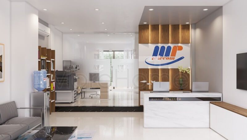 Thiết kế nội thất văn phòng chung cư đẹp, hiện đại tạo ấn tượng tượng cho khách hàng khi đến tham quan
