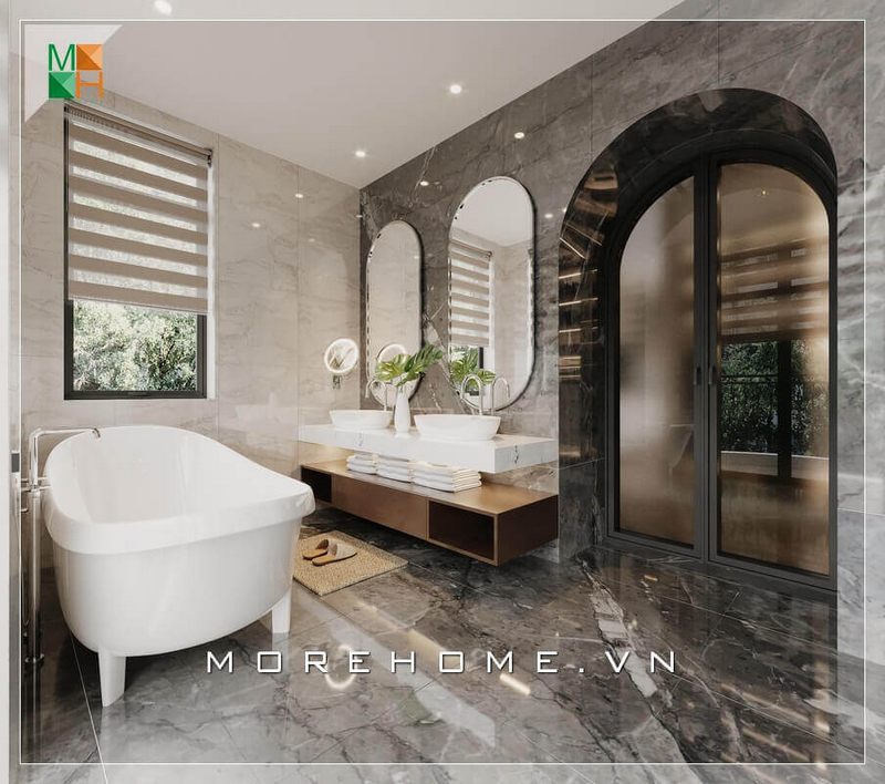 Hãy cùng ngắm nhìn mẫu thiết kế nội thất phòng tắm cao cấp, hiện đại và rất sang trọng cho nhà phố, chung cư, biệt thự
