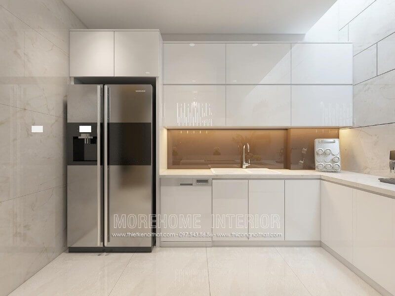 Sử dụng tủ bếp Acrylic là phương pháp giúp tối ưu và tiết kiêm không gian một cách tốt nhất và hiệu quả nhất mà vẫn đảm bảo tính thẩm mỹ cho ngôi nhà của bạn.