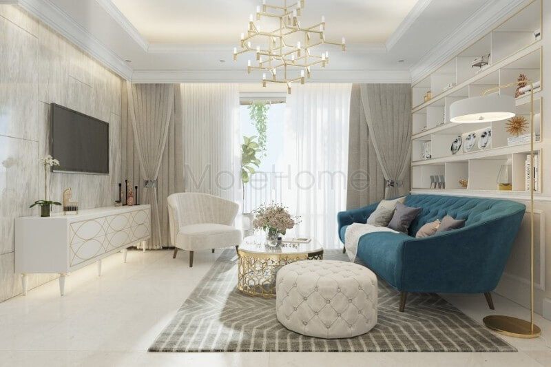 Thiết kế nội thất căn hộ Vinhomes Central Park sang trọng