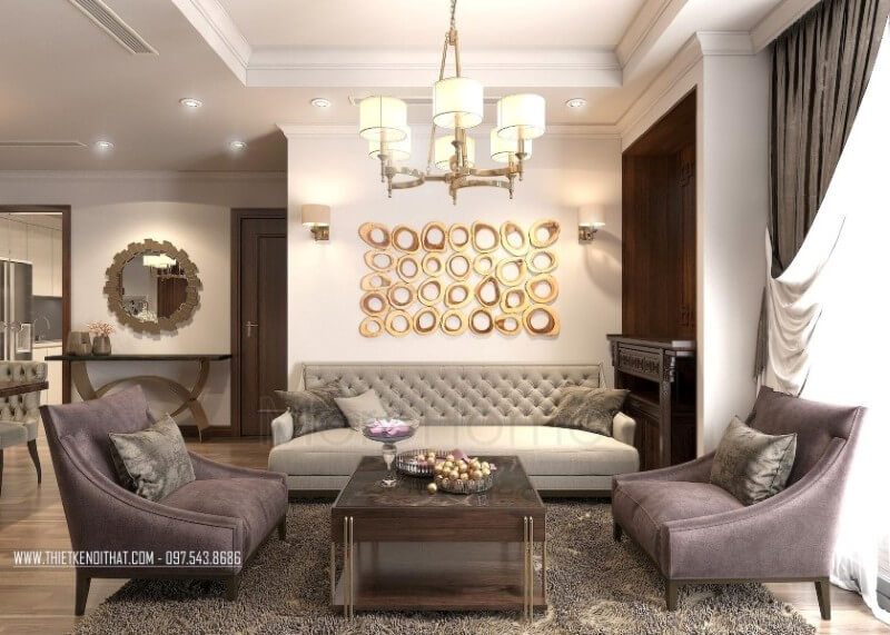 Thiết kế nội thất căn hộ chung cư Park Hill sang trọng