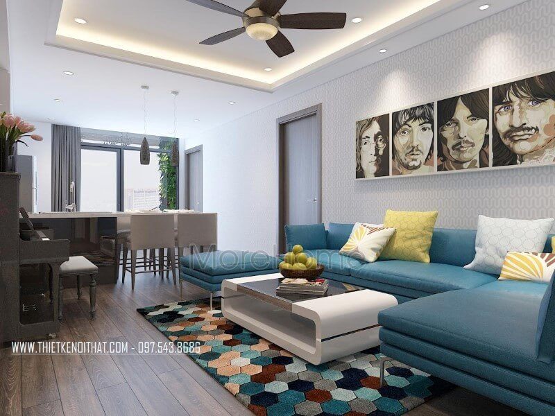 Thiết kế nội thất chung cư Tràng An cao cấp